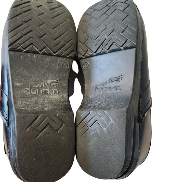 Dansko Clogs Black Professional Leather‎ Comfort Shoes Women's Size 40 EU  9-9.5 - Picture 8 of 9